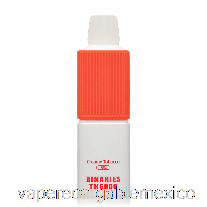 Vape Recargable Horizonte Binarios Th6000 Tabaco Cremoso Desechable